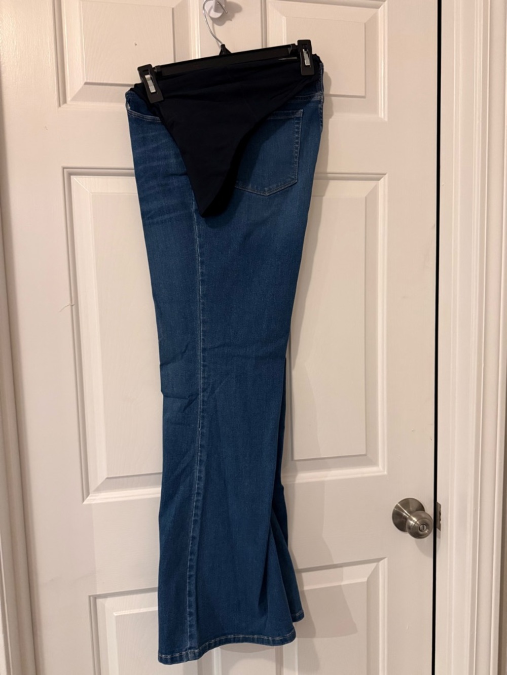Isabel Maternity by Ingrid & Isabel Flare Crossover Panel Maternity Jean Size 12 - Picture 5 of 6